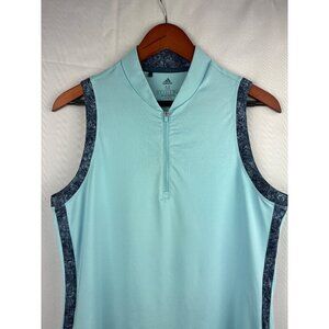Women’s Adidas Size Medium Blue Golf Polo Tank